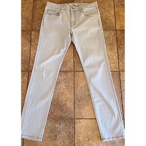 Joes Jeans Mens 34X32 Tapered Stretch Slim Fit Gray Mid Rise Denim